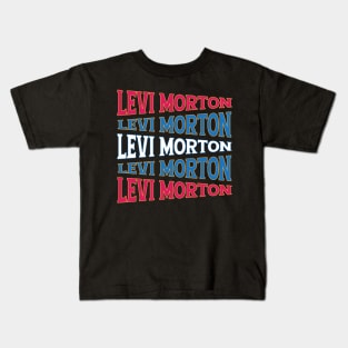 NATIONAL TEXT ART LEVI MORTON Kids T-Shirt